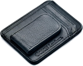 Men's Leather Money Clip Wallet