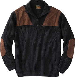 Men's Big & Tall Sweater with Mock Neck