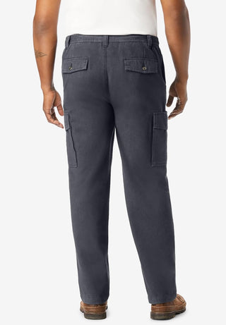 Plus Sized Men's Big & Tall Cargo Pants