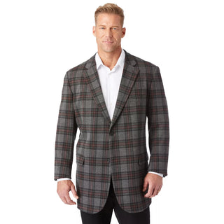 Men'S Big & Tall Ponte Stretch Knit Blazer