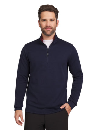 Big Mens Golf Fleece Quarter Zip Pullover Sweater