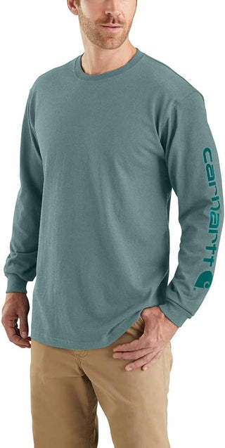 Big Men's Loose Fit  Long-Sleeve Plus Size T-Shirt