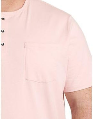 Plus Sized Men's Henley Shirt