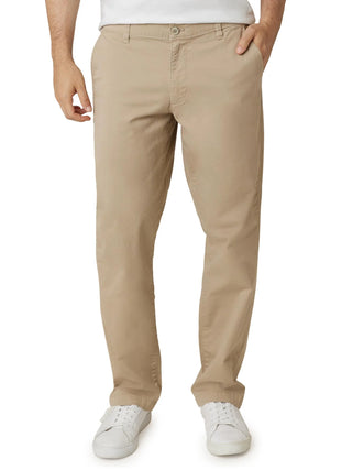 Plus Size Men's Big and Tall Khaki Pants - Classic Straight Fit Casual Pant - Comfort Stretch Chinos with Flex Waistband for Men