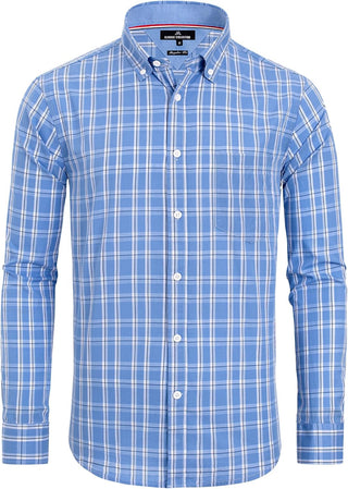 Big Men's Plaid Button down Shirts