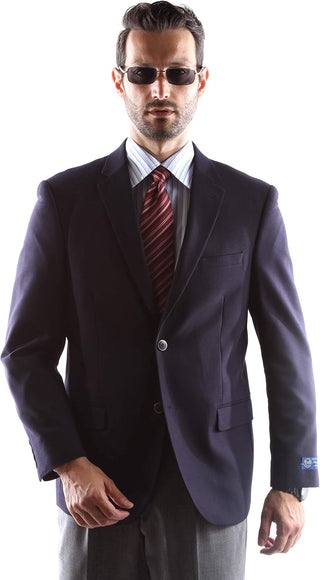 Big Men's Two Button Blazer