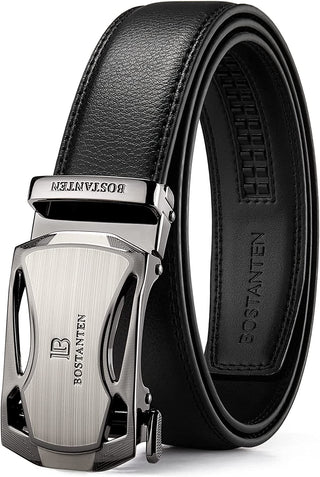 Big Mens Belt Leather Ratchet Belt