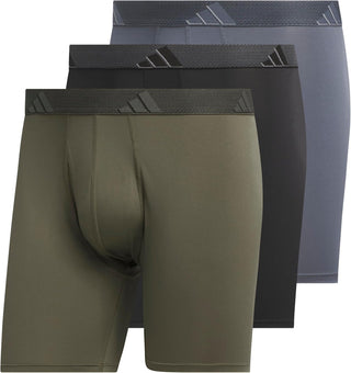 Athletic Big and Tall Microfiber Boxer Brief - 3 Pack