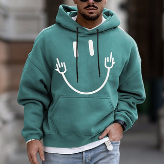 Big Men's Graphic Hoodie Comfort Color Sweatshirts Pullover Sweatshirt 