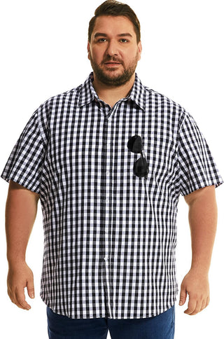 Plus Sized Mens Button down Shirt 