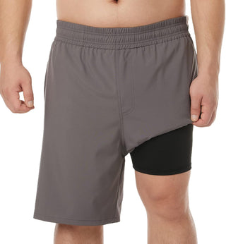 Big Men's Swim Trunks Swim Shorts Compression Liner Swimsuit