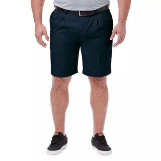 Haggar Men'S Cool 18 Pro Big & Tall Pleated Front Short