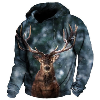 Big Men's Pullover Hoodie Sweatshirt Plus Size Apparel Hoodies Sweatshirts Long