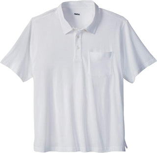 Large Men's Shrink-Less Polo T-Shirt