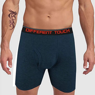 6 Pack Men'S Big & Tall USA Assorted Log Leg Boxer Briefs Underwear