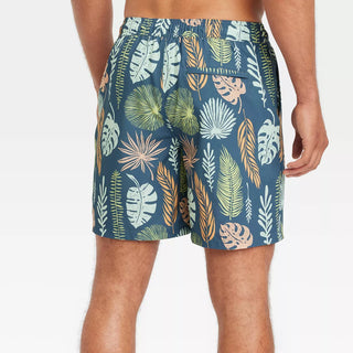 Men'S 7" Swim Shorts with Boxer Brief Liner - Goodfellow & Co