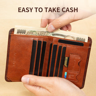 Men's Real Leather RFID Wallet that's Stylish