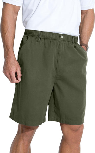  Elastic Plain Front Shorts