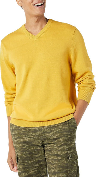 Big Men's V-Neck Plus Size Sweater 