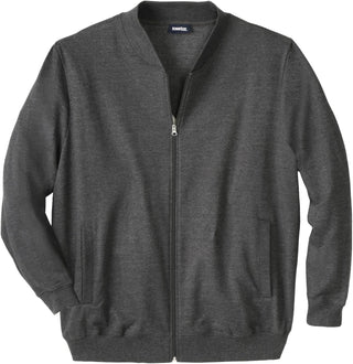 Big Men's Baseball Full Zip Sweatshirt