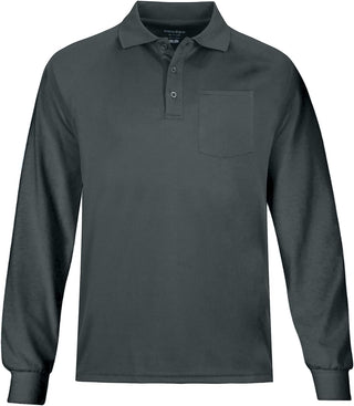 Plus Size Men's Big Golf Polo Shirts Long Sleeve