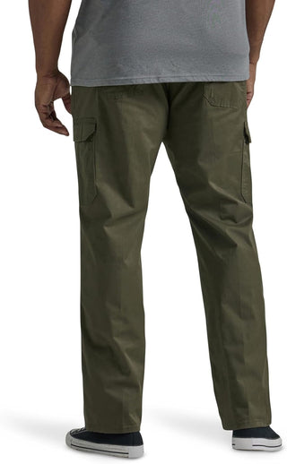 Plus Sized Men's Twill Cargo Pants