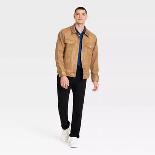 Men'S Faux Suede Trucker Jacket - Goodfellow & Co™