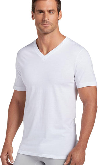 Big Men's Undershirt V-Neck T-Shirt  (6 Pack)