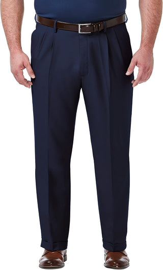 Big Men's Classic Fit Pleat Front Dress Pants