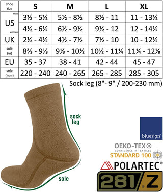 Boot Liner Socks - Military Tactical Outdoor Sport 