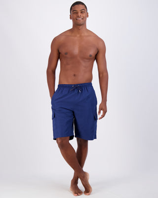 3 Pack: Big Men's Swim Trunks with Cargo Pockets & Mesh Lining (Available in Big & Tall)