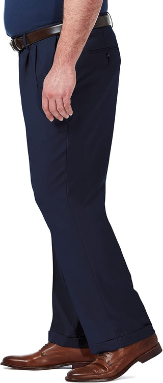 Big Men's Classic Fit Pleat Front Dress Pants