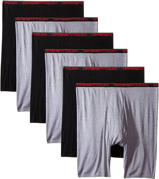 Men's Design Boxer Briefs Underwear, Big and Tall- 6 pack