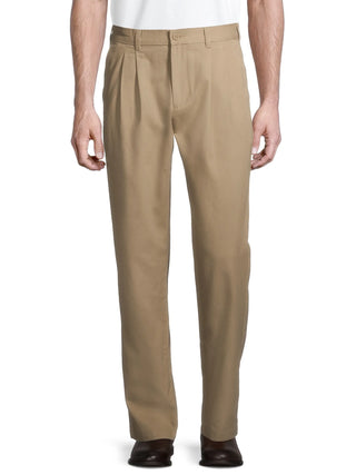 Big Men's Pleated Wrinkle Resistant Pants