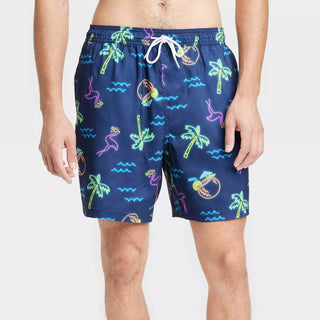 Men'S 7" E-Waist Swim Shorts - Goodfellow & Co