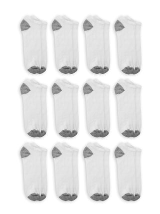 Plus Size Men'S Big and Tall No Show Socks 12 Pack