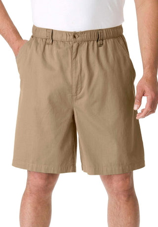  Elastic Plain Front Shorts