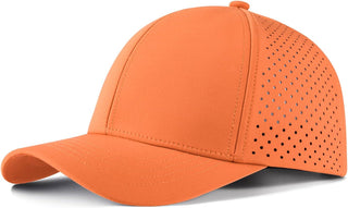 Mens Baseball Cap Laser Cut Mesh Ball Cap Snapback Hat