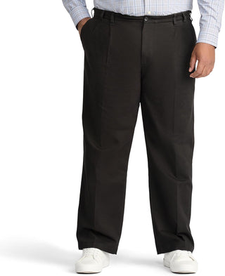 Plus Size Men's Big and Tall Pleated Pants