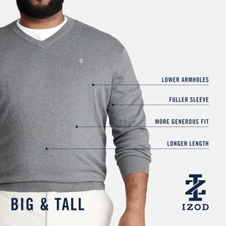 Men's Big and Tall Premium V-Neck Sweater