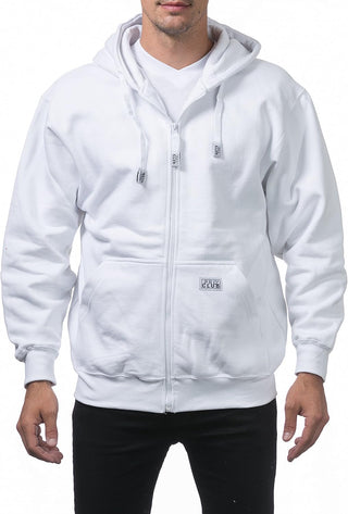 Plus Sized Men's Heavyweight Full Zip Hoodie