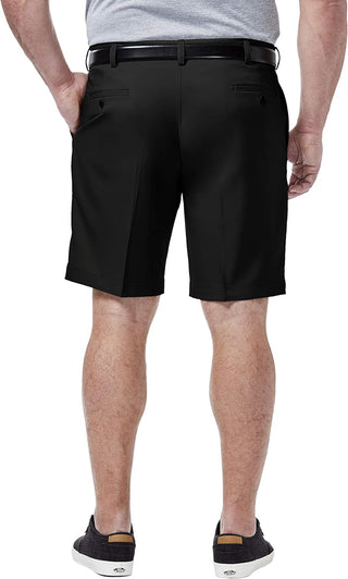 Big Men's Cool Pleated Front Expandable Waist Shorts