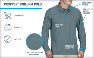 BIg Men's Polo-Long Sleeve