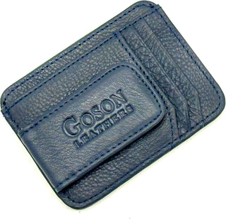 Men's Leather Money Clip Wallet