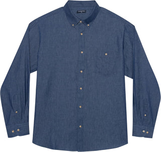 Big and Tall Denim Shirt for Plus Size Men 