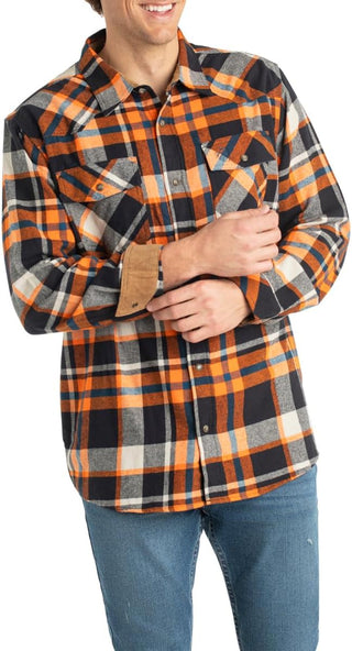 Big Men's Western Flannel Shirt