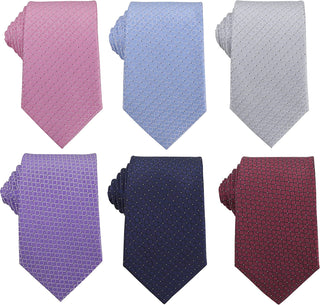 Classic Men's Silk Tie 6 pack