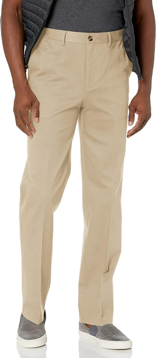 Big Men's Flat Front Plus Size Chino Pant