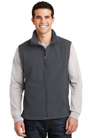 Mens 100 Percent Polyester Value Fleece Vest. F219