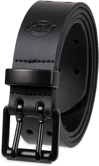 Big Men's Leather Double Prong Belt